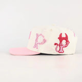 PINK/WHITE BREAST CANCER ODEE P snapback