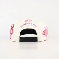PINK/WHITE BREAST CANCER ODEE P snapback