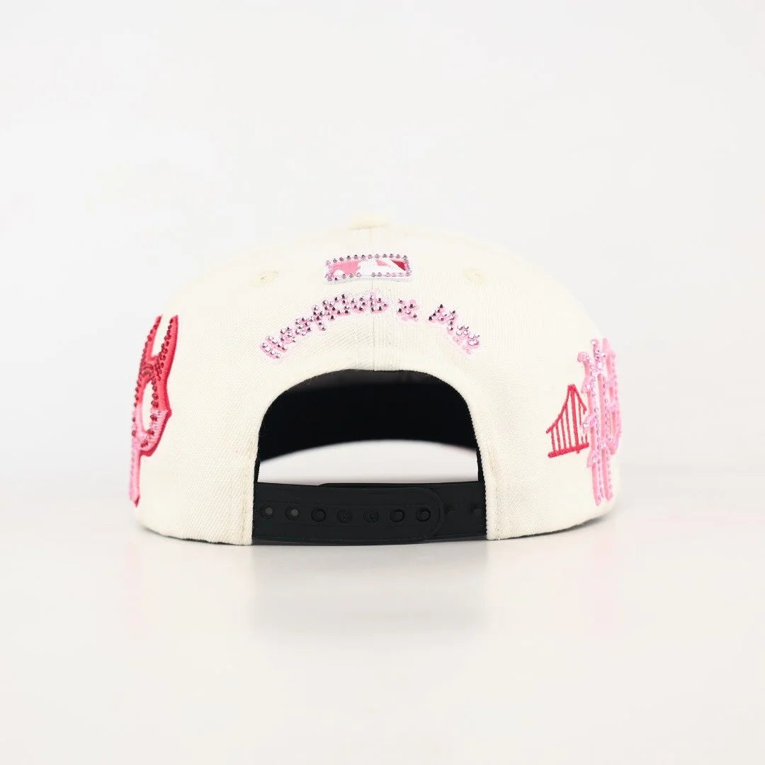 PINK/WHITE BREAST CANCER ODEE P snapback