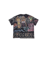BLACK GRAFFITI TEE