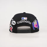 Nyc black 5 panel snap back “aka”(curved brim dad hat) available now