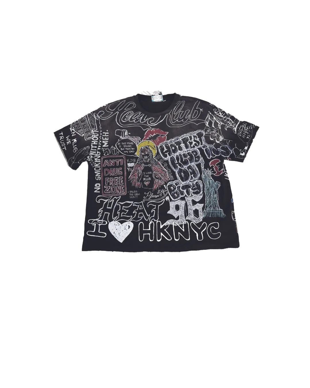 BLACK GRAFFITI TEE