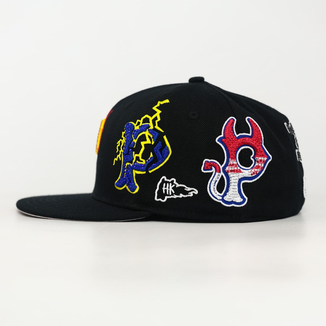 BLACK ODEE P traditional snapback