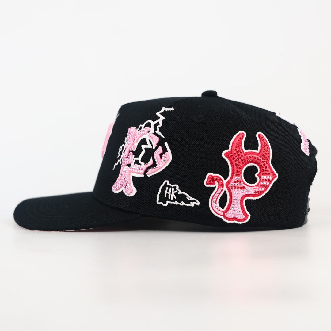 BLACK BREAST CANCER ODEE P snapback