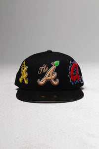 BLACK IM SO ATL traditional snapback