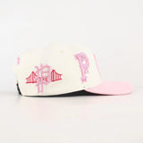PINK/WHITE BREAST CANCER ODEE P snapback