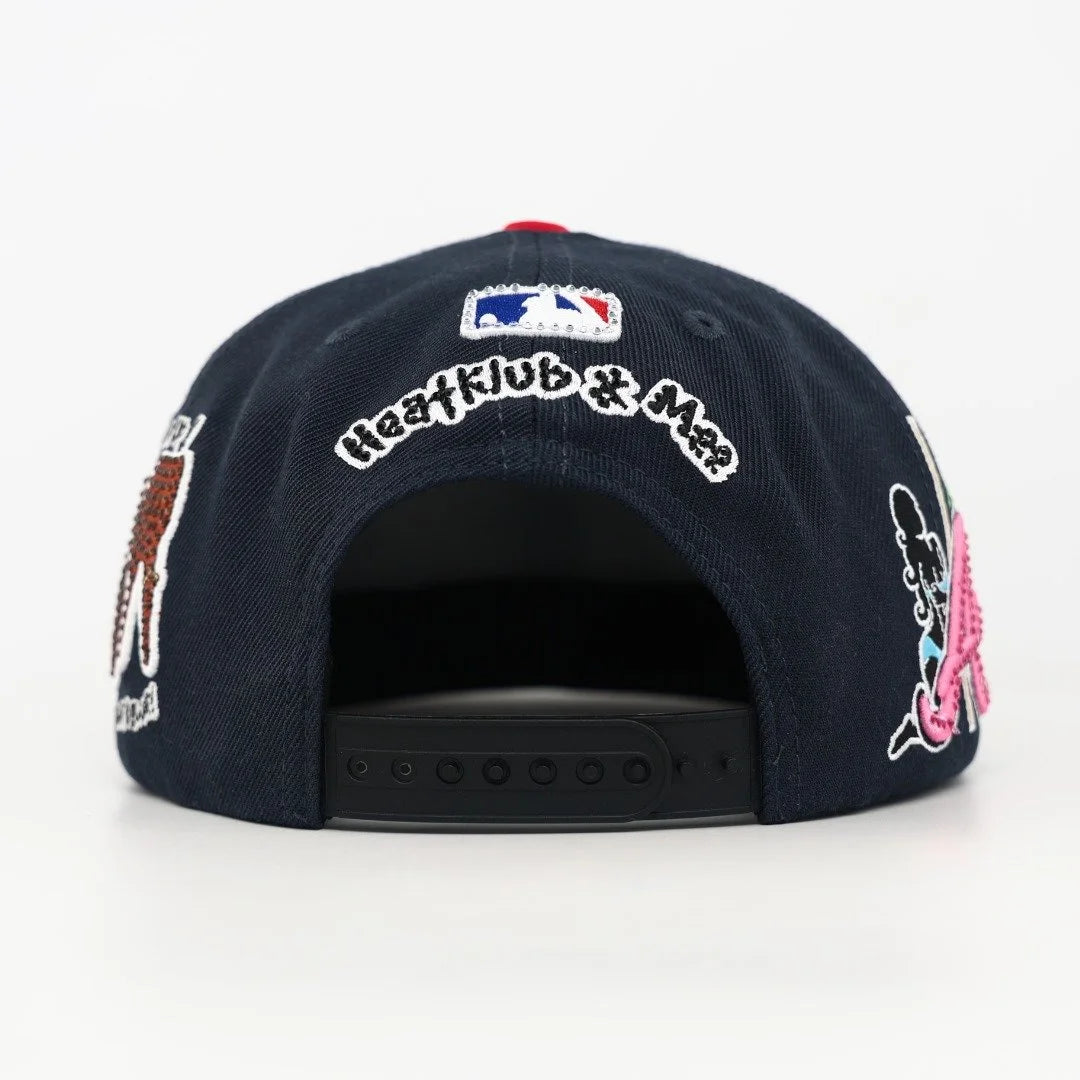 NAVY/RED IM SO ATL traditional snapback