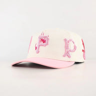 PINK/WHITE BREAST CANCER ODEE P snapback