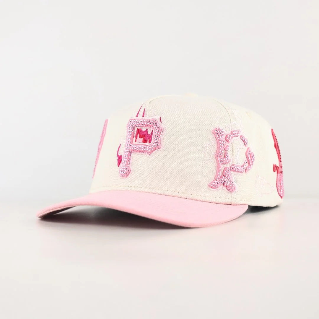 PINK/WHITE BREAST CANCER ODEE P snapback