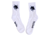 SPLATTER LOGO SOCKS WHITE (2 pairs)