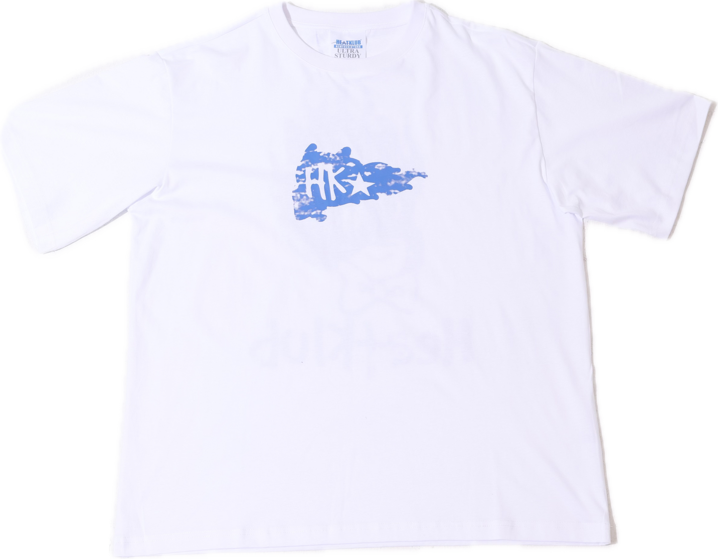 BLUE FLAME TEE WHITE