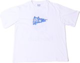 BLUE FLAME TEE WHITE