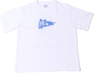 BLUE FLAME TEE WHITE