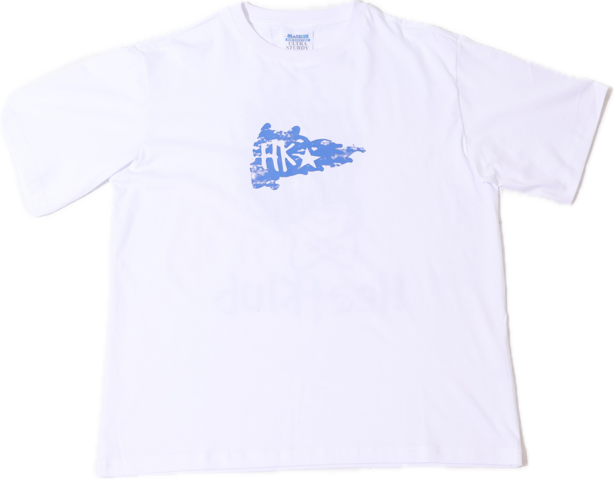 BLUE FLAME TEE WHITE