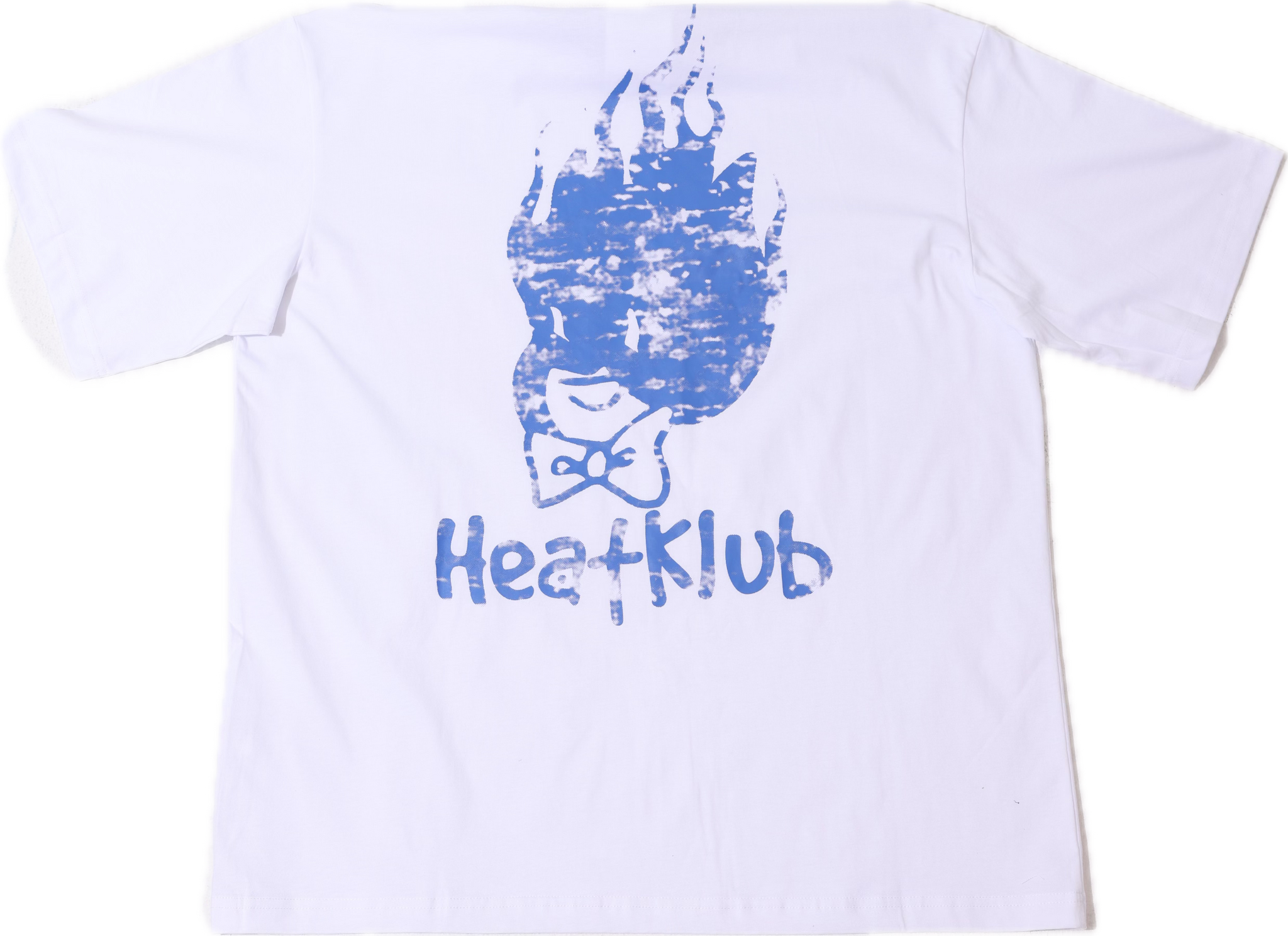 BLUE FLAME TEE WHITE