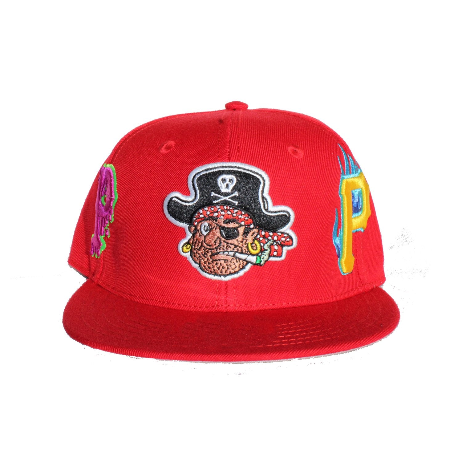 RED PITTSBURGH PIRATES FITTED