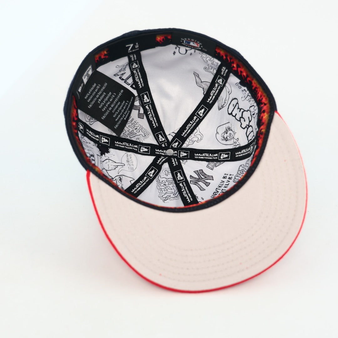 NAVY/RED IM SO ATL FITTED