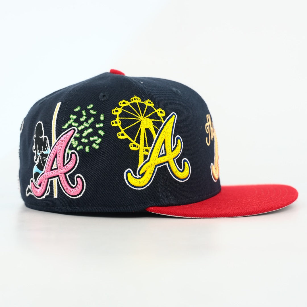 NAVY/RED IM SO ATL FITTED