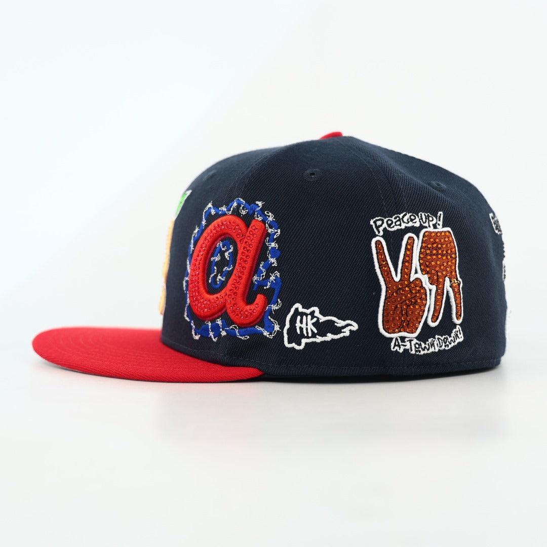 NAVY/RED IM SO ATL FITTED