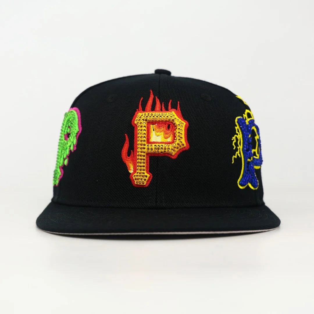BLACK ODEE P traditional snapback